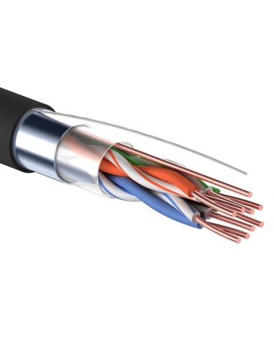 F/UTP 4PR 24AWG, CAT5e. OUTDOOR, 305м. PROconnect (01-0154). Кабель «витая пара» (LAN) для структурированных систем связи. PROCONNECT в Химках