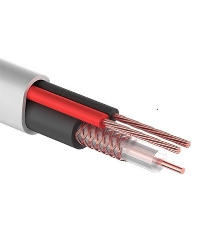 КВК-В-2+2x0,50 мм² (Cu/Cu) белый PROconnect (01-4213). Кабель комбинированный для систем видеонаблюдения. PROCONNECT в Химках