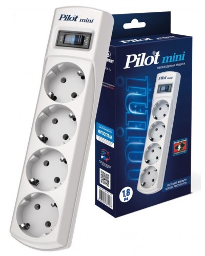 Pilot mini 10м. Сетевой фильтр. Pilot в Химках
