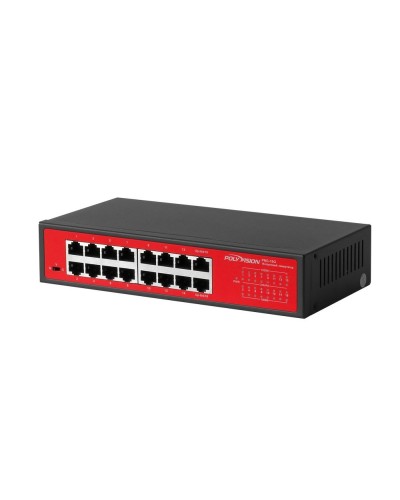 PND-16G. Коммутатор неуправляемый 16-портовый. Polyvision в Химках