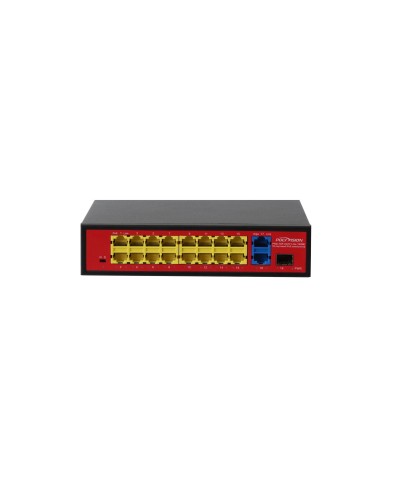 PND-16P-2G1F Lite (180W). Коммутатор неуправляемый 18-портовый с PoE. Polyvision в Химках