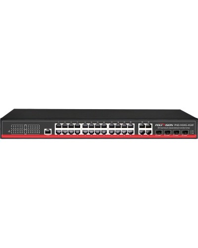 PND-M24G-4G4F. Коммутатор управляемый оптический 28 портовый. Polyvision в Химках