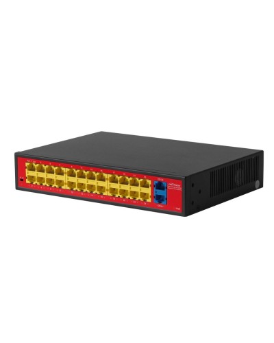 PND-24P-2G Lite (250W). Коммутатор неуправляемый 26-портовый с функцией PoE. Polyvision в Химках