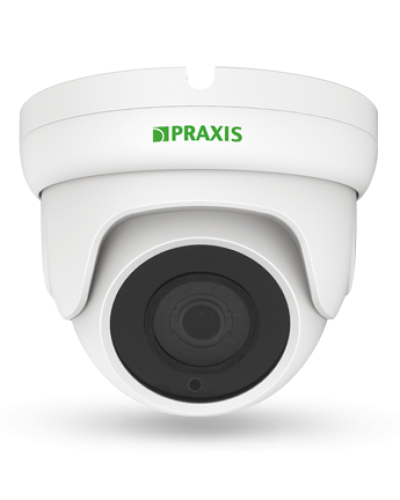PE-7141IP 2.8. Видеокамера IP купольная. Praxis в Химках