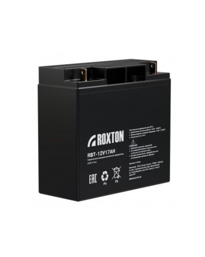 RBT-12V17AH. Аккумулятор герметичный свинцово-кислотный. ROXTON в Химках