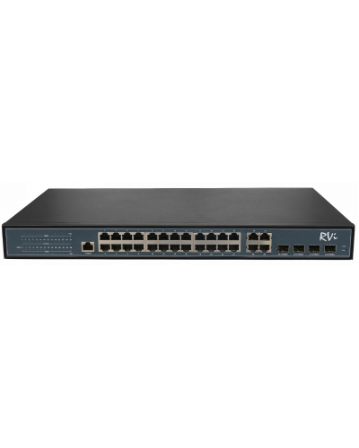 RVi-1NSM24G-4C. Коммутатор с питанием по PoE. RVi в Химках