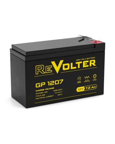 Revolter GP 1207. Аккумулятор автомобильный герметичный свинцово-кислотный. Revolter в Химках