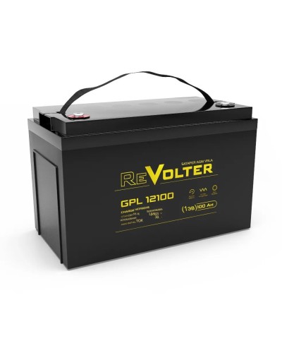 Revolter GPL 12100. Аккумулятор автомобильный герметичный свинцово-кислотный. Revolter в Химках