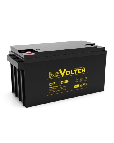 Revolter GPL 1265. Аккумулятор автомобильный герметичный свинцово-кислотный. Revolter в Химках