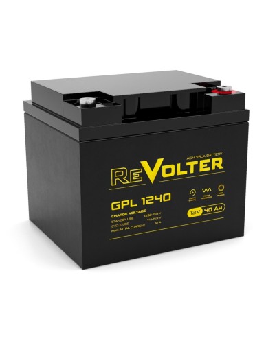 Revolter GPL 1240. Аккумулятор автомобильный герметичный свинцово-кислотный. Revolter в Химках