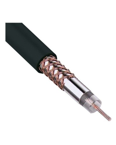 RG-58 A/U, 50 Ом, Cu/Al/Cu, 64%, 100 м, черный (01-2003). Кабель коаксиальный радиочастотный. Rexant в Химках