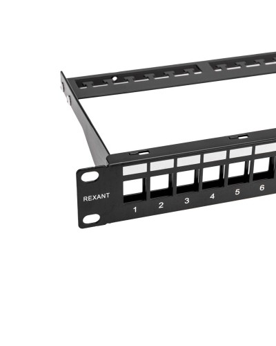 Панель коммутационная наборная 19", 1U, 24 порта, UTP REXANT PRO (02-0053): Патч-панель 19" в Химках