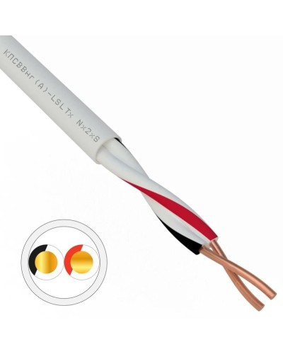 КПСВВнг(А)-LSLTx 1х2х0,5 REXANT (01-4870). Кабель для систем передачи данных пониженной пожароопасности c низким дымо- и газовыделением, с низкой токсичностью продуктов горения. Rexant в Химках