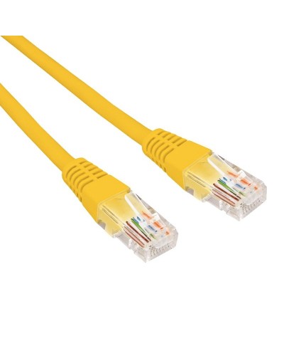 Патч-корд U/UTP CAT 6, RJ45-RJ45, 26AWG, LSZH, желтый, 5м REXANT (02-0295-5). Патч-корд UTP. Rexant в Химках