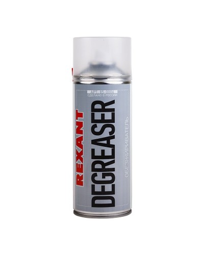 Очиститель обезжириватель DEGREASER, REXANT, 400 мл, аэрозоль (85-0006): Баллон с очистителем в Химках