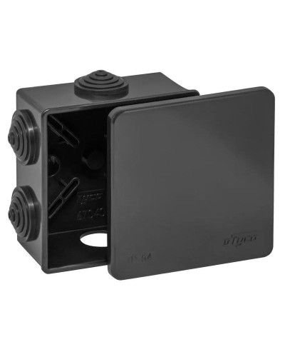 Коробка TYCO ОП 85х85х40мм УХЛ1 IP54 черный (67040Ч). Коробка распределительная. RuVinil в Химках