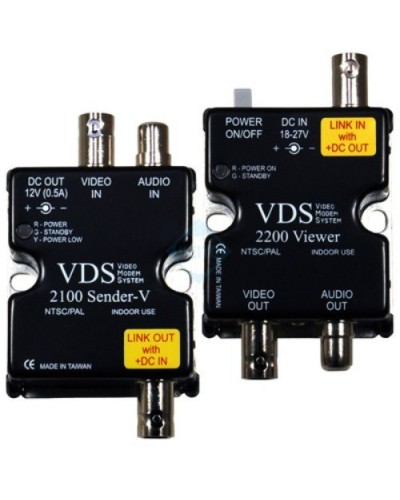 VDS 2100/2200. Удлинитель видео-, аудиосигнала, напряжения питания по коаксиальному кабелю. SC&T в Химках