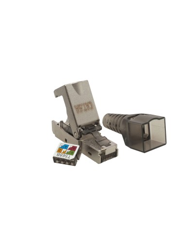 Коннектор 8P8C STP 6A (RJ-45) безынструментальный (10-0240). Разъем RJ-45. SUPRLAN в Химках
