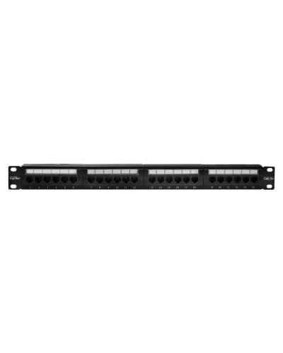 Патч-панель 19", 24хRJ-45, UTP, Cat.5e, 1U (10-0403): Патч-панель 19'' в Химках