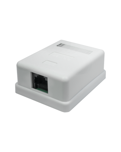 Розетка настенная RJ-45, 8P8C, Cat.5e, 1 порт UTP (10-0307): Компьютерная розетка в Химках