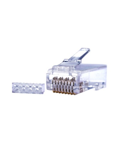 Коннекторы 8P8C UTP Cat.6 3U (RJ-45) (100шт) (10-0206). Разъем RJ-45. SUPRLAN в Химках