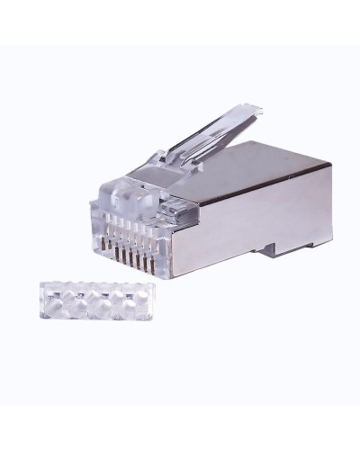 Коннекторы 8P8C FTP Cat.6 3U (RJ-45) (100шт) (10-0202). Разъем RJ-45. SUPRLAN в Химках