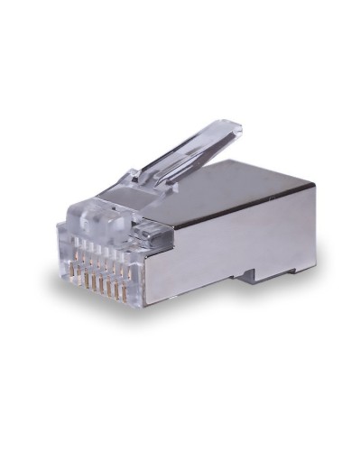 Коннекторы 8P8C FTP Cat.5e (RJ-45) (100шт) (10-0231). Разъем RJ-45. SUPRLAN в Химках