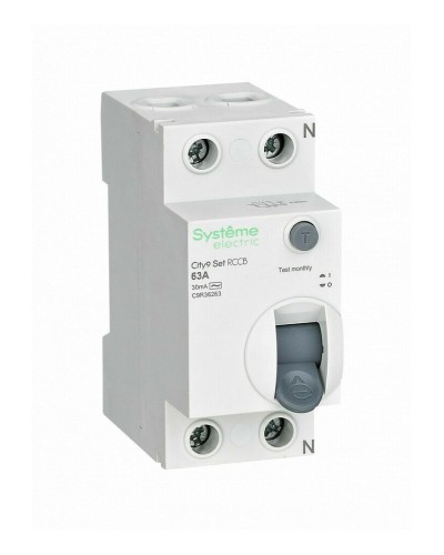 City9 Set 63А 2P 30мА AC 230В (C9R36263). Выключатель дифференциального тока. Systeme Electric в Химках