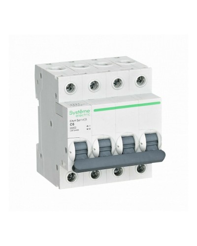 City9 Set 4P 6А 4.5kA С (C9F34406). Автоматический выключатель. Systeme Electric в Химках