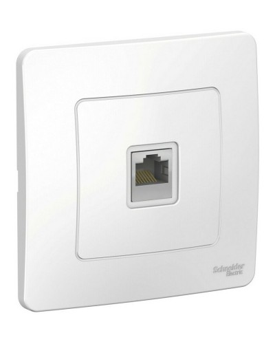 BLANCA розетка RJ45 1-местная, кат. 5Е, скрытой установки, белый (BLNIS045001). Розетка компьютерная. Systeme Electric в Химках
