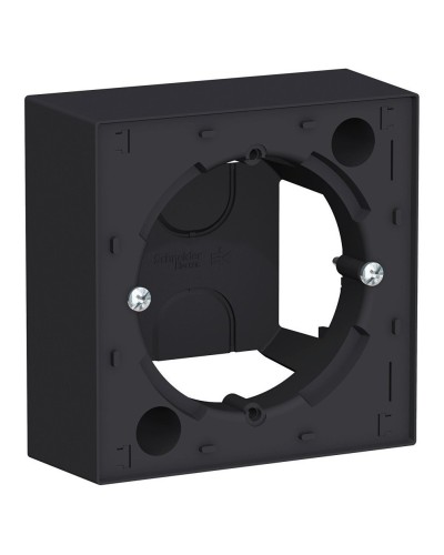 AtlasDesign коробка для наружного монтажа, карбон (ATN001000). Коробка монтажная. Systeme Electric в Химках