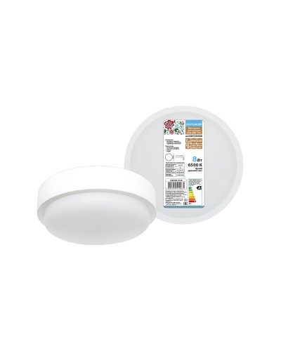ДПП 3901 8Вт 6500К IP65 белый круг (SQ0366-0148). Светодиодный светильник LED. TDM ЕLECTRIC в Химках