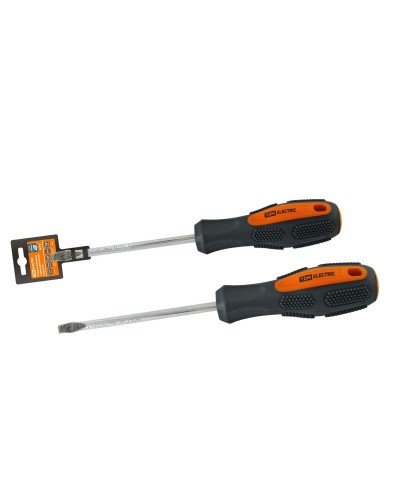 Отвертка шлицевая двухкомпонентная CR-V, тип SL5.0x75 "Алмаз" TDM (SQ1006-1005): Отвертка шлицевая двухкомпонентная в Химках