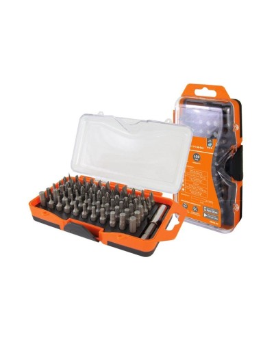 Набор бит №4, 66 бит: SL, PH, PZ, HEX, TORX, SQ,  удлинитель, сталь CR-V «Алмаз» TDM (SQ1019-0104): Набор бит в Химках