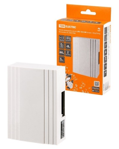 ЗПС-10/2-ЭМ, эл.мех - Ding-Dong, без кнопки, AC 230V (SQ1901-0046). Звонок проводной. TDM ЕLECTRIC в Химках