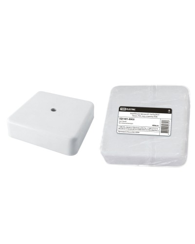 Коробка КР 75х75х20 ОП белая, IP40 (SQ1401-0903). Распаячная коробка. TDM ЕLECTRIC в Химках