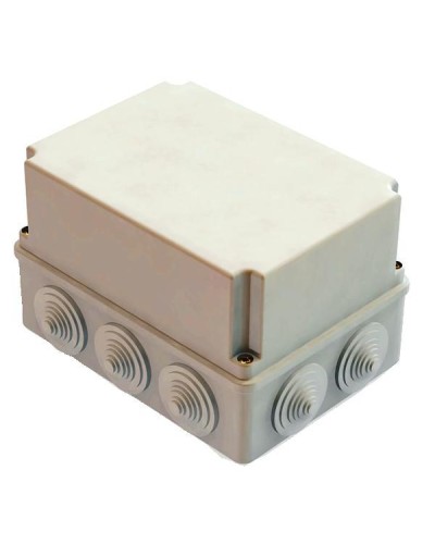 Коробка ОП 190х140х120мм, крышка, IP55, 10 гермовводов (SQ1401-1246). Распаячная коробка. TDM ЕLECTRIC в Химках