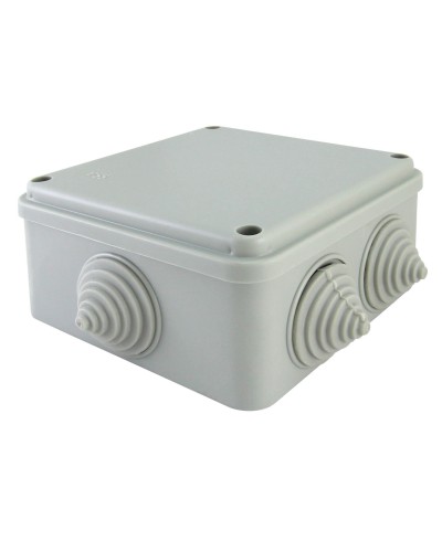 Коробка ОП 100х100х50мм, крышка на винтах, IP55, 6 вх. (SQ1401-1234). Распаячная коробка. TDM ЕLECTRIC в Химках