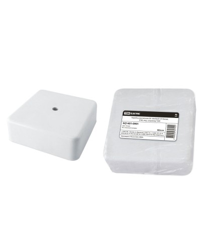 Коробка КР 50х50х20 ОП белая, IP40 (SQ1401-0901). Распаячная коробка. TDM ЕLECTRIC в Химках
