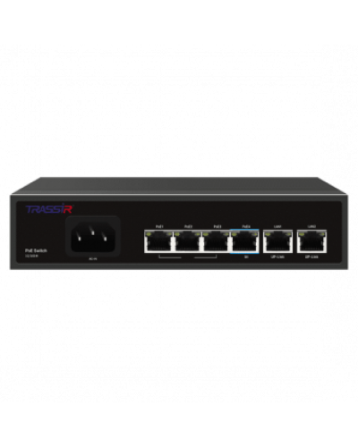 TR-NS1206-65-4PoE. Коммутатор с PoE. Trassir в Химках
