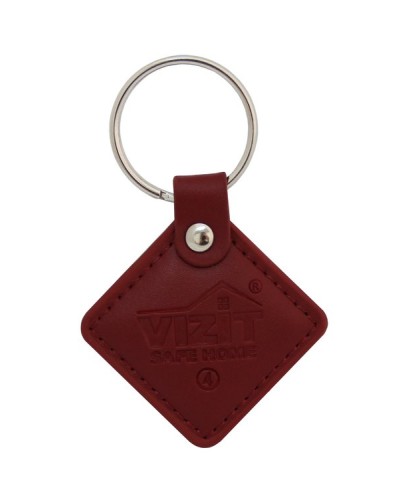 VIZIT-RF2.2 (Red). Брелок proximity кожаный. VIZIT в Химках