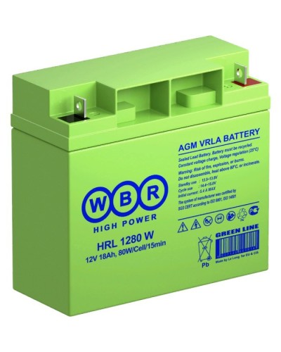 WBR HRL1280W. Аккумулятор герметичный свинцово-кислотный. WBR в Химках