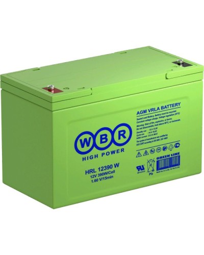 WBR HRL12390W. Аккумулятор герметичный свинцово-кислотный. WBR в Химках