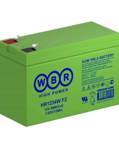 WBR HR1234W F2. Аккумулятор герметичный свинцово-кислотный. WBR в Химках