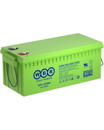 WBR GPL122000. Аккумулятор герметичный свинцово-кислотный. WBR в Химках