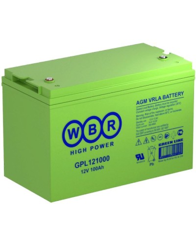 WBR GPL121000A. Аккумулятор герметичный свинцово-кислотный. WBR в Химках