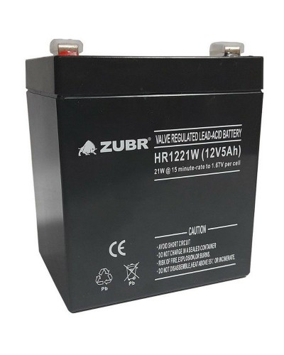 ZUBR HR 1221W (12V, 5Ah). Аккумулятор герметичный свинцово-кислотный. ZUBR в Химках