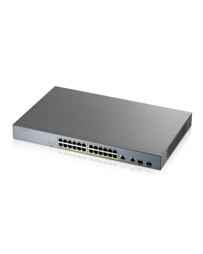 GS1350-26HP-EU0101F. L2 коммутатор PoE+ для IP-видеокамер rack 19. ZYXEL в Химках