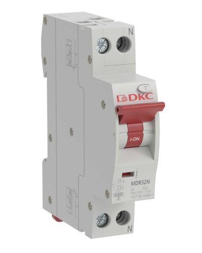 YON max MDR, 1P+N, 10mA, 10A, 6kA, А (MDR32N-1N1C10-A). Компактный автоматический выключатель дифференциального тока. ДКС в Химках