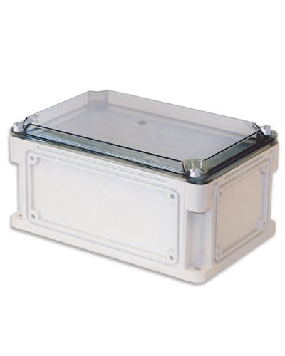 Корпус RAM box 300х150х146, высота крышки 21 мм, IP67 (531211). Корпус с фланцами и прозрачной крышкой, без монтажной платы. ДКС в Химках